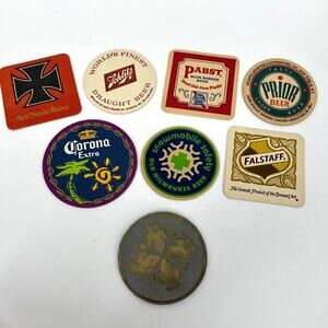 Vintage Lot of Beer Bar Coasters 46 Count